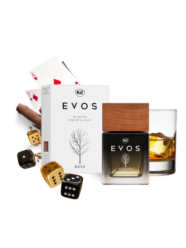 Perfumy do samochodu EVOS K2 BOSS 50ml Perfumy do samochodu EVOS K2 BOSS 50ml