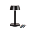 LED Lamp Cordless Nour Midi 20 x Ø 10 cm 14 godz. CZARNA 6szt