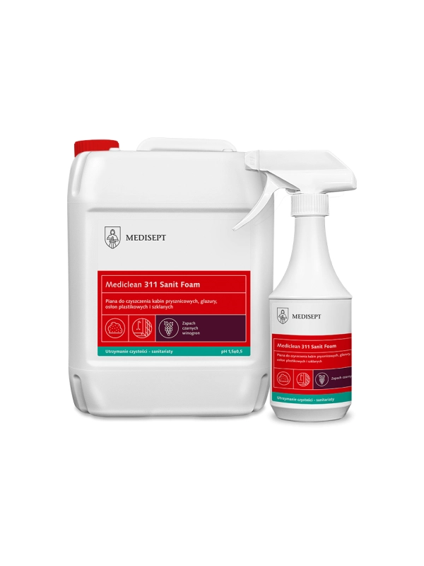 MEDICLEAN MC311 łazienki 500ml Sanit Foam - Pianka do mycia łazienek