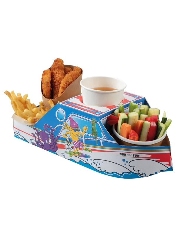 Pudełko lunch box "Sun ‘n’ Fun Boat Combi-Tray" op.250szt.