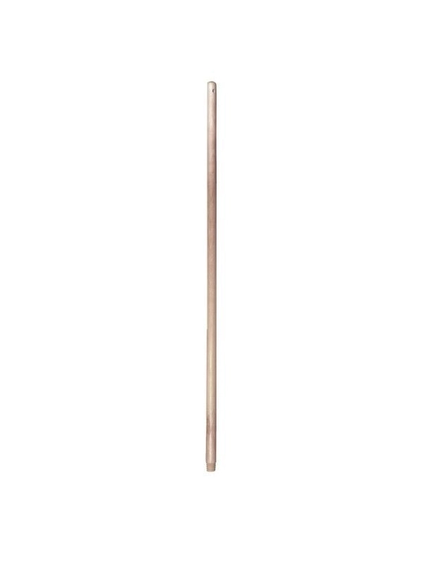 Kij drewniany 130 cm z drewnianym gwintem