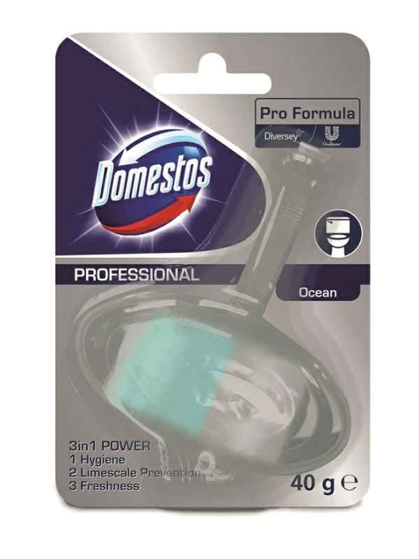 Domestos WC kostka 40g w koszyku Ocean BS Pro Folmuła