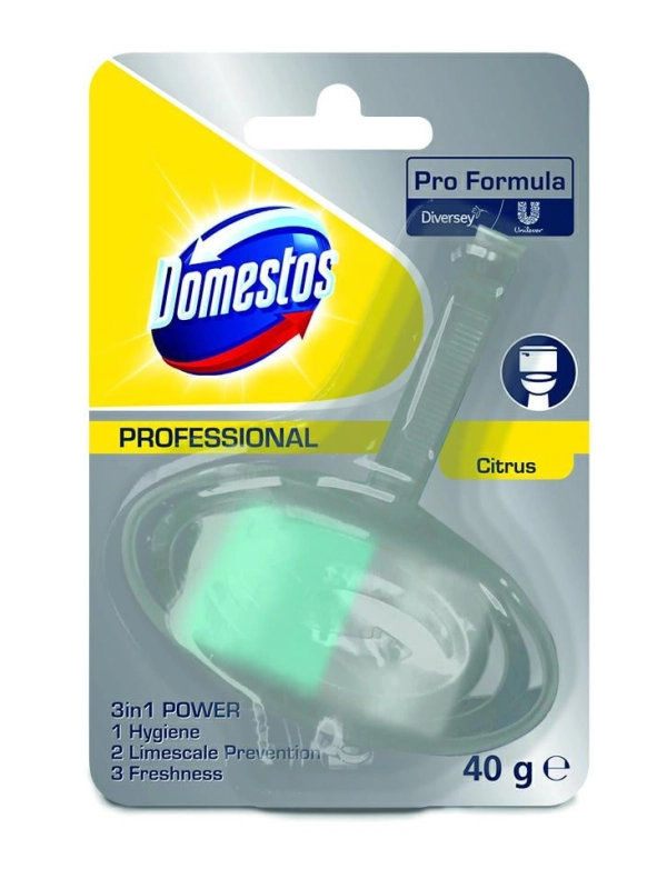 Domestos WC kostka 40g w koszyku Citrus BS Pro Folmuła