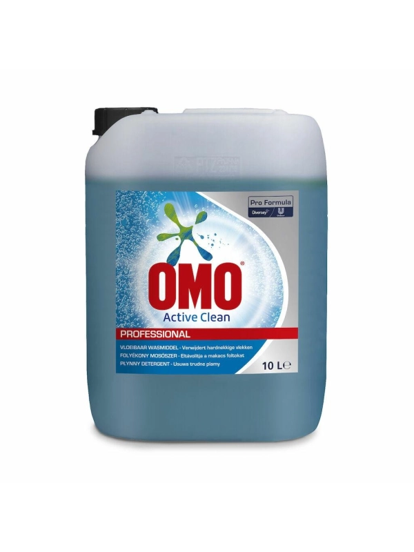 Omo Pro Formula Active Clean Liquid 10L   - płynny detergent do prania