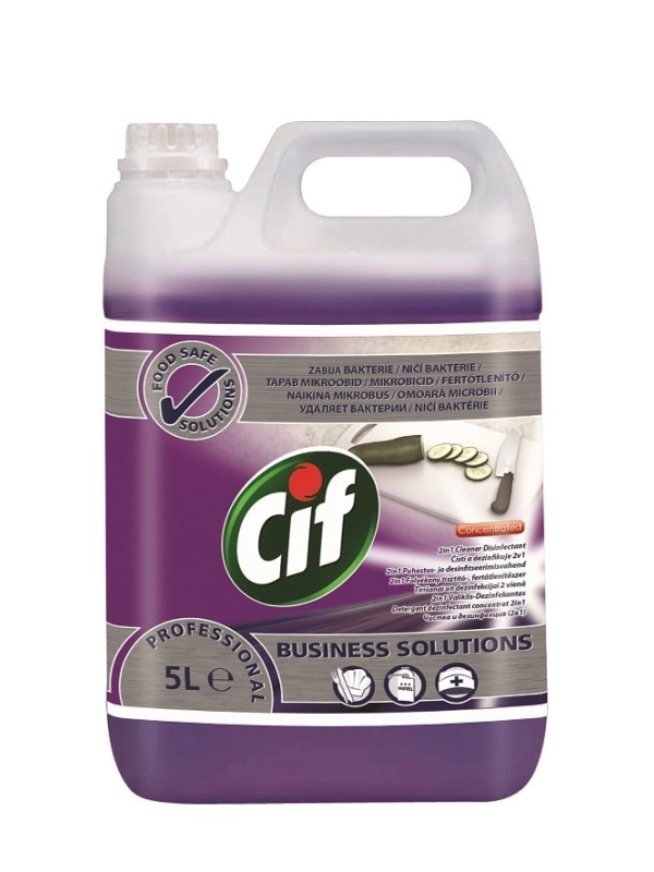 CIF BS Cleaner Disinfectant 5l  2in1 preparat myjąco-dezynfekcyjny (k/2) SafeGuard