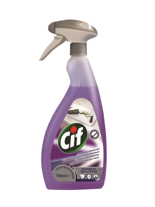 CIF BS Cleaner Disinfectant 750ml 2in1 preparat myjąco-dezynfekujący (k/6) Safe Guard W848