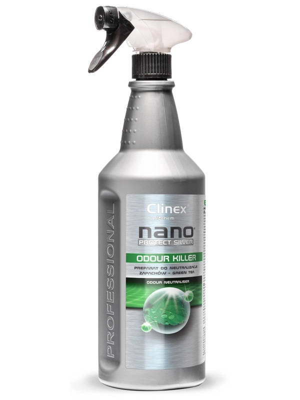 Preparat do neutralizacji zapachów CLINEX Nano Protect Silver Odour Killer 1L 70-351, green tea