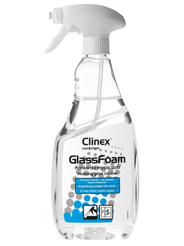 Pianka CLINEX Glass Foam 650ml 77-688, do mycia szyb