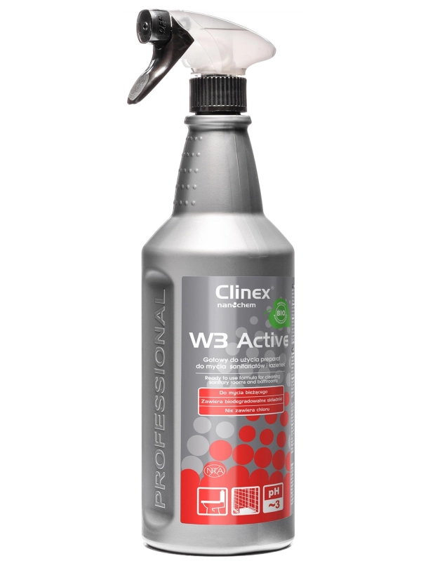 Preparat CLINEX W3 Active BIO 1L 77-512, do mycia sanitariatów i łazienek