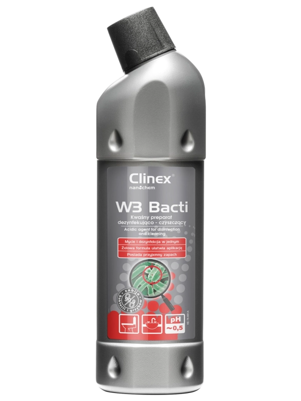 Preparat dezynfekująco-czyszczący CLINEX W3 Bacti 1L 77-699