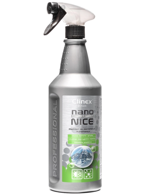 Preparat do dezynfekcji układów klimatyzacji i wentylacji CLINEX Nano Protect Silver Nice 1L 70-344