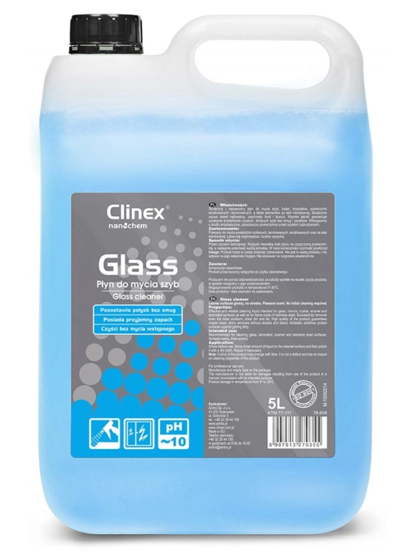 Płyn CLINEX Glass 5L 77-111, do mycia szyb