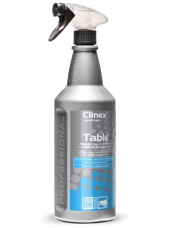 Płyn CLINEX Table 1L 77-038, do mycia blatów i urządzeń kuchennych