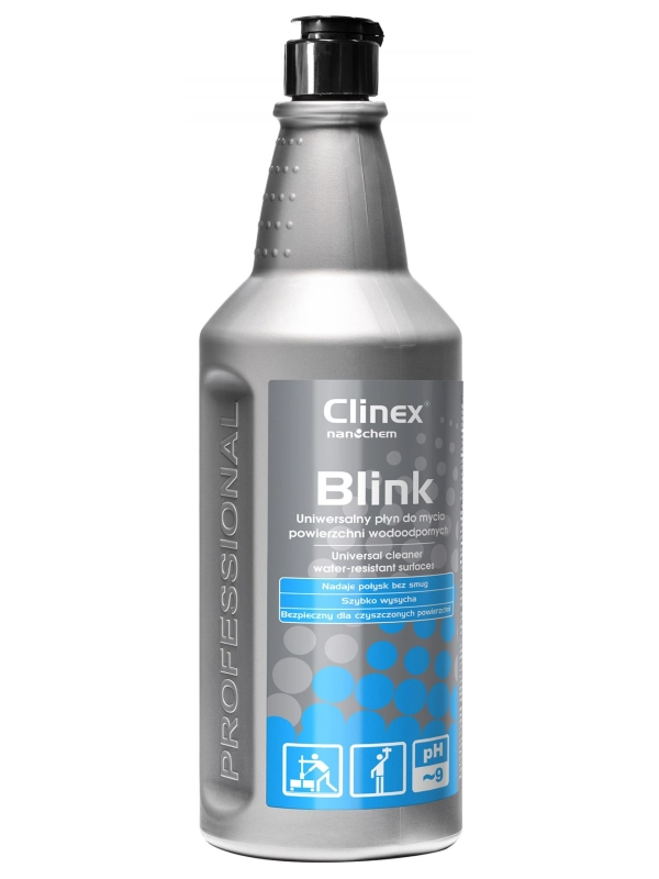 Uniwersalny płyn CLINEX Blink 1L 77-643, do mycia powierzchni wodoodpornych