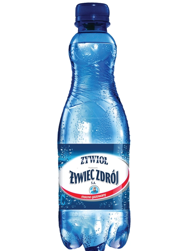 Woda ŻYWIEC ZDRÓJ Żywioł, gazowana, 0,5l
