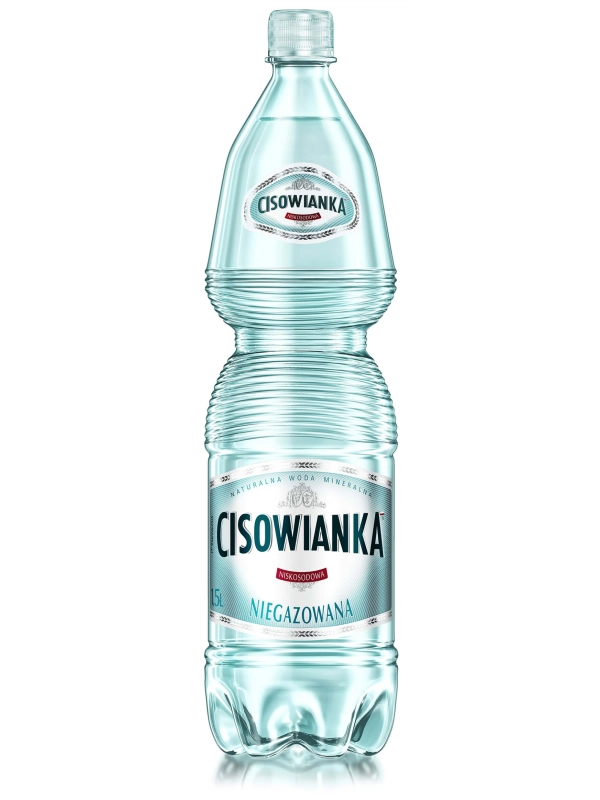 Woda CISOWIANKA, niegazowana, butelka plastikowa, 1,5l