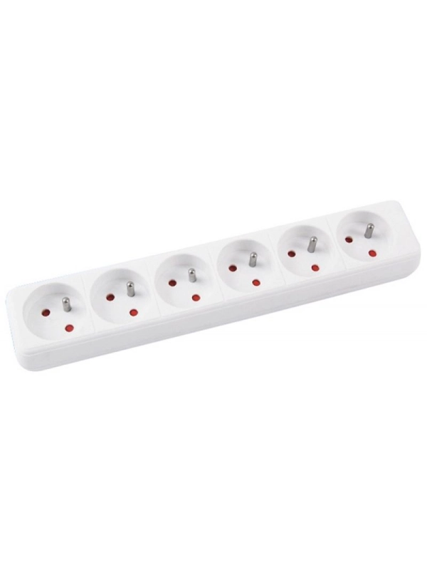 Przedłużacz OFFICE PRODUCTS, 6 gniazd, 3m, z uziemieniem, biały