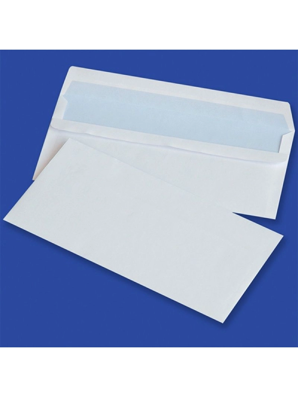 Koperty samoklejące OFFICE PRODUCTS, SK, DL, 110x220mm, 75gsm, 1000szt., białe