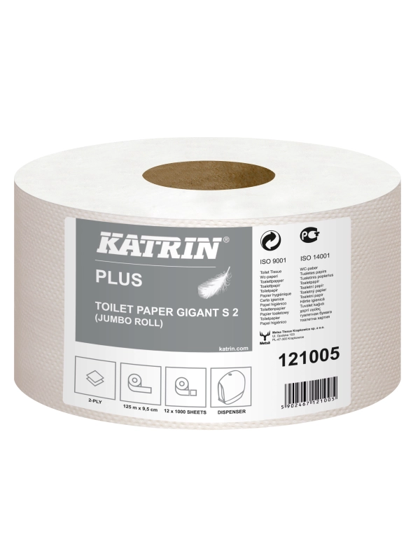 Papier toaletowy Katrin Plus Gigant S2 opakowanie 12 rolek
