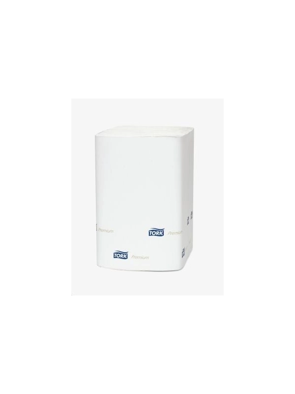 Serwetki dyspenserowe w składce TORK Premium N4, składane 1/2, 2 warstwy, białe-celuloza 8000 sztuk