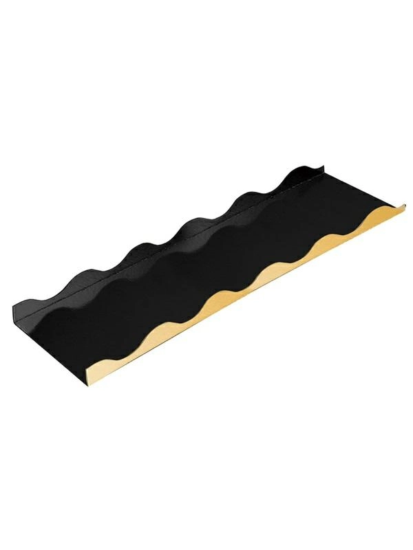 Podkładki pod tort złoto-czarne 10x30cm z rantem op.50szt. 750g