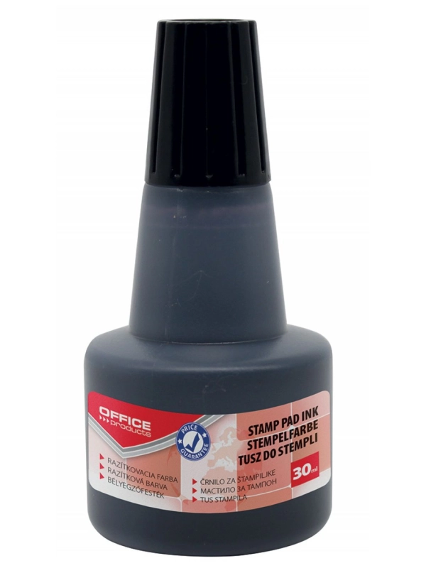 Tusz do pieczątek OFFFICE PRODUCTS, 30ml , czarny