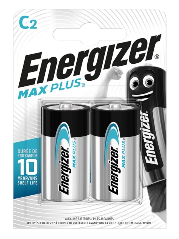 Bateria ENERGIZER Max Plus, C, LR14, 1,5V, 2szt.