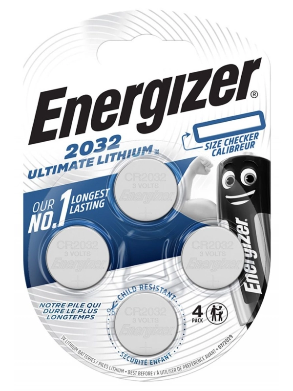 Bateria specjalistyczna ENERGIZER, CR2032, 3V, 4szt.