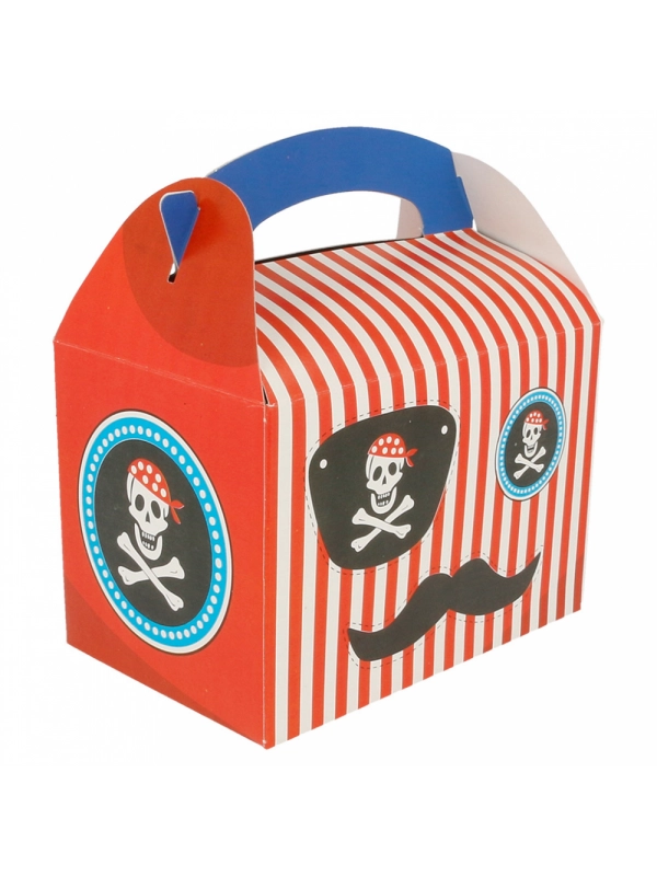 Pudełko papierowe z uchwytem 17x16x10cm "PIRATE"