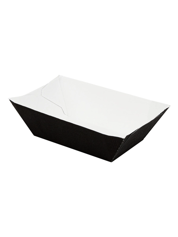 Tacka czarna 240ml 8,5x5x4cm op.200szt. (k/9) THEPACK