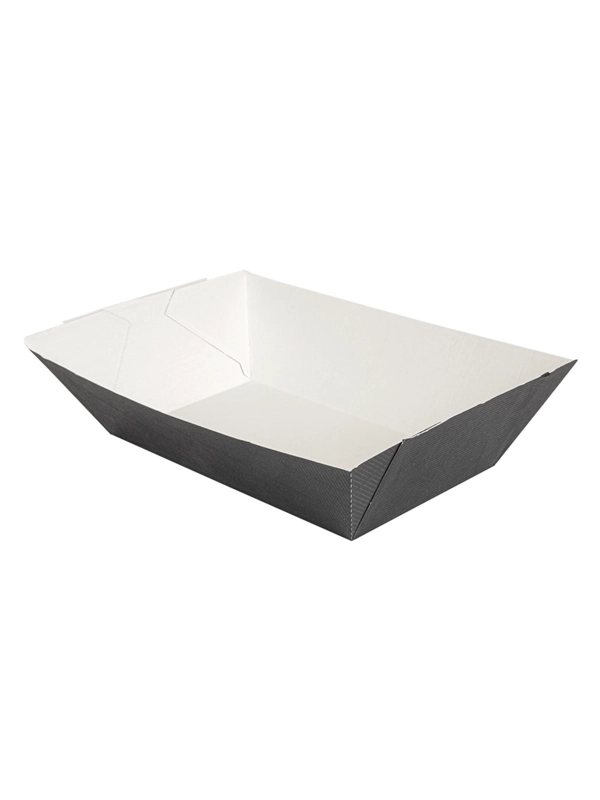 Tacka czarna 2400ml 17x9,7x6,3cm op.100szt. (k/6) THEPACK