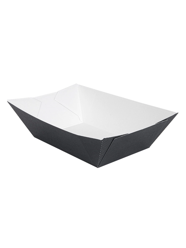 Tacka czarna 1440ml 13,5x8,5x6,2cm op.150szt. (k/4) THEPACK
