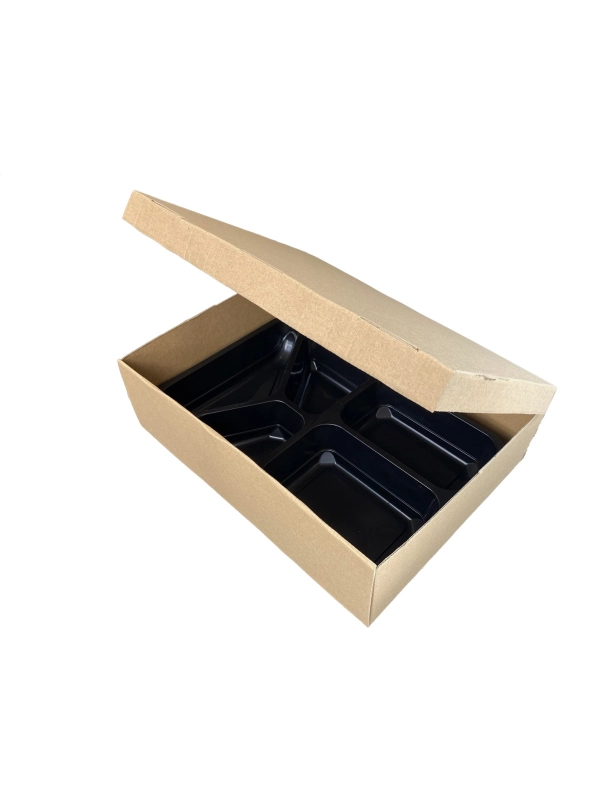 Karton transportowy cateringowy 35x26cm op. 20szt, 350x260x100mm, TnG
