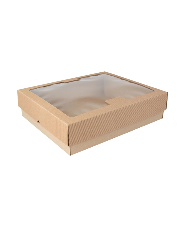 Pudełko cateringowe Party Box premium z okienkiem 355x300x90mm, op.10szt. TnG