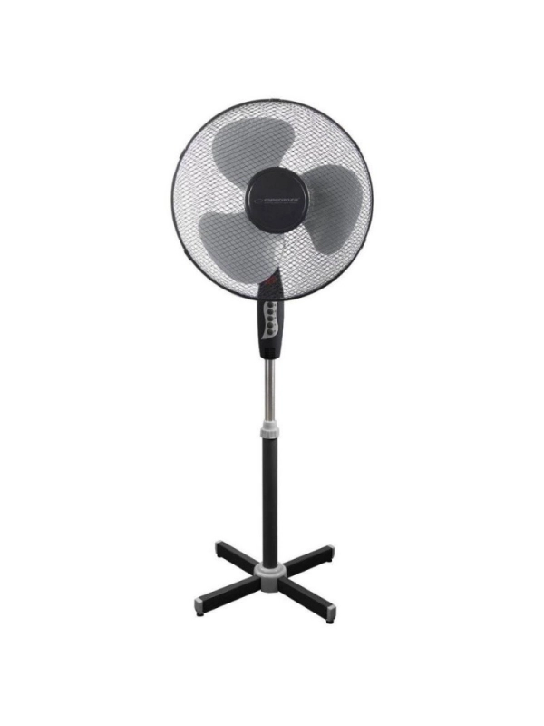 Wentylator ESPERANZA Hurricane, stojący,  śr. 40cm, 50W, czarnoszary op. 1 szt.