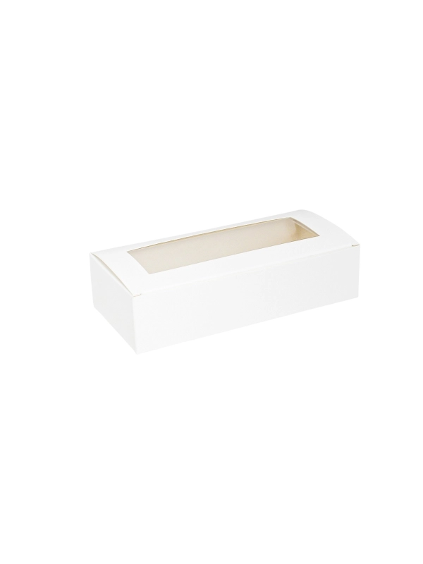 Pudełko 20x9x4,5 biało/białe - OKNO op. 100szt.