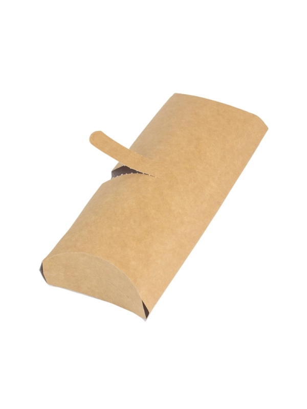 Pudełko BRĄZOWE wrap/tortilla średnie z perforacją, op. 100szt, rozmiar 94x32x210