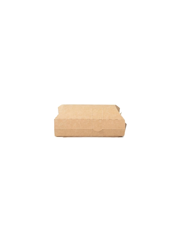 Pudełko wrap/tortilla/frytki/przystawki mini BRĄZOWE z perforacją, op.100szt., 80x30x120mm TnG