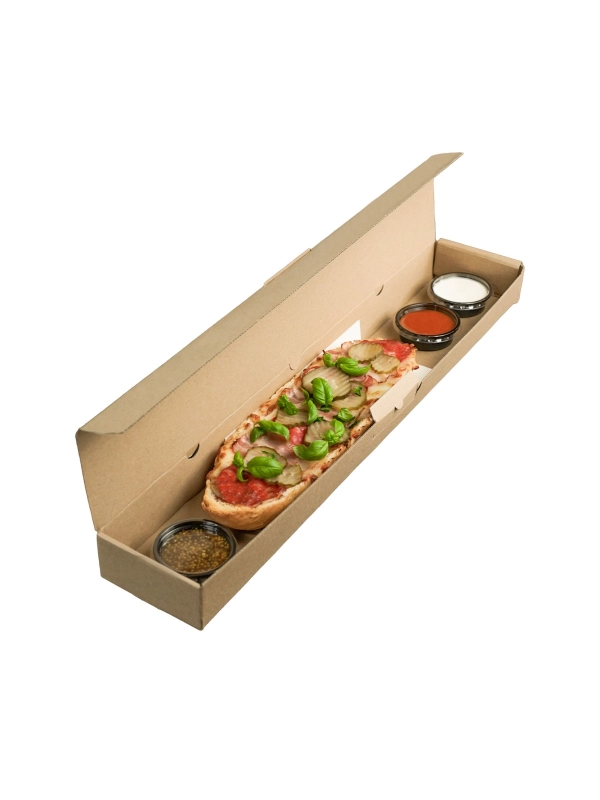 Pudełko ZAPIEKANKA 60cm op. 50szt 600x100x50 TnG.mikrofala