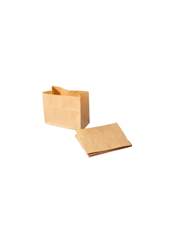 Torba kloc. A 100x50x80 BRĄZOWA 60g op.1000szt, bez uszu TnG