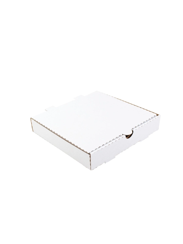 Pudełko, karton na pizze 26x26cm proste rogi op. 100 sztuk