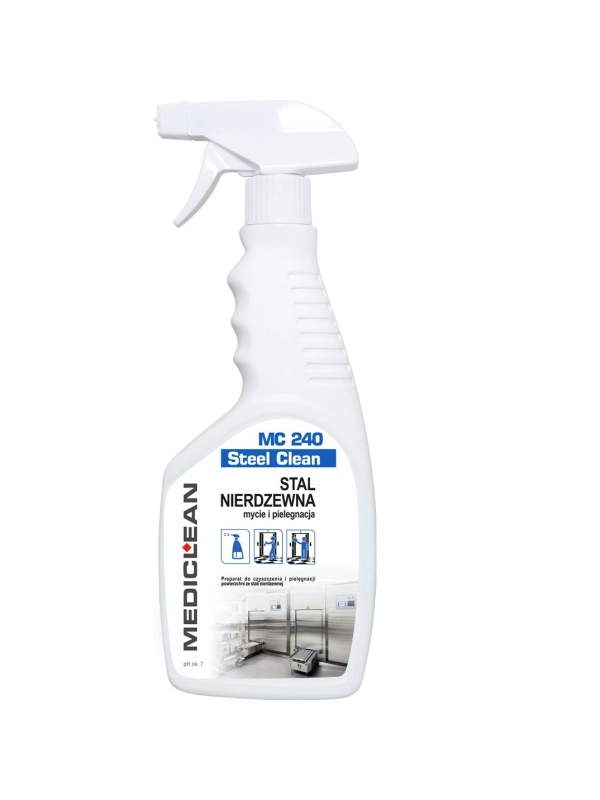 MEDICLEAN 240 Steel 500ml, czyszczenie i pielęgnacja stali nierdzewnej