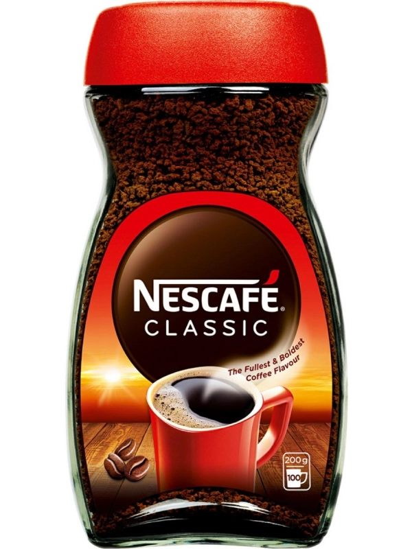 Kawa NESCAFE CLASSIC, rozpuszczalna, 200  g op. 1 szt.