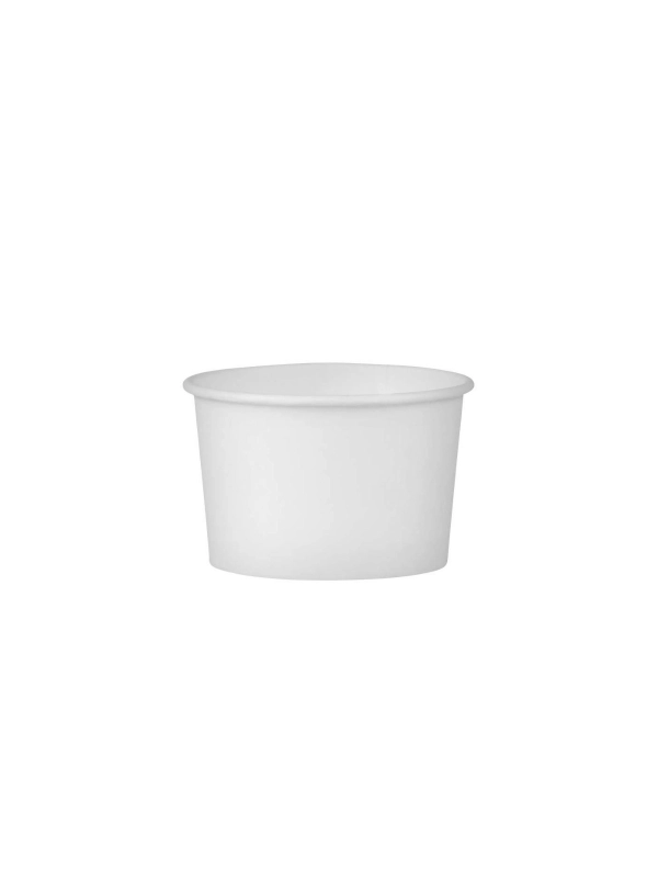 Miseczka PAP/BIO do lodów 245ml biała op.25szt. śr.95mm (k/24)