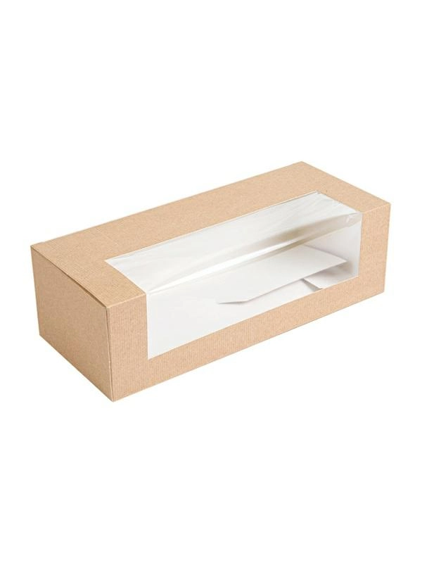 Pudełko z okienkiem 26x11x8cm op.50szt. (k/6) THEPACK