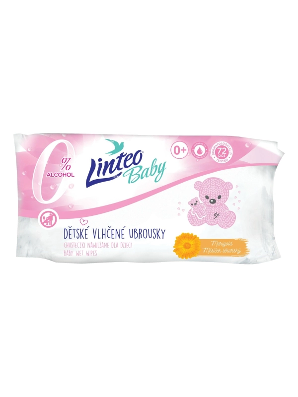 Chusteczki nawilżane LINTEO op.72szt (k/24)