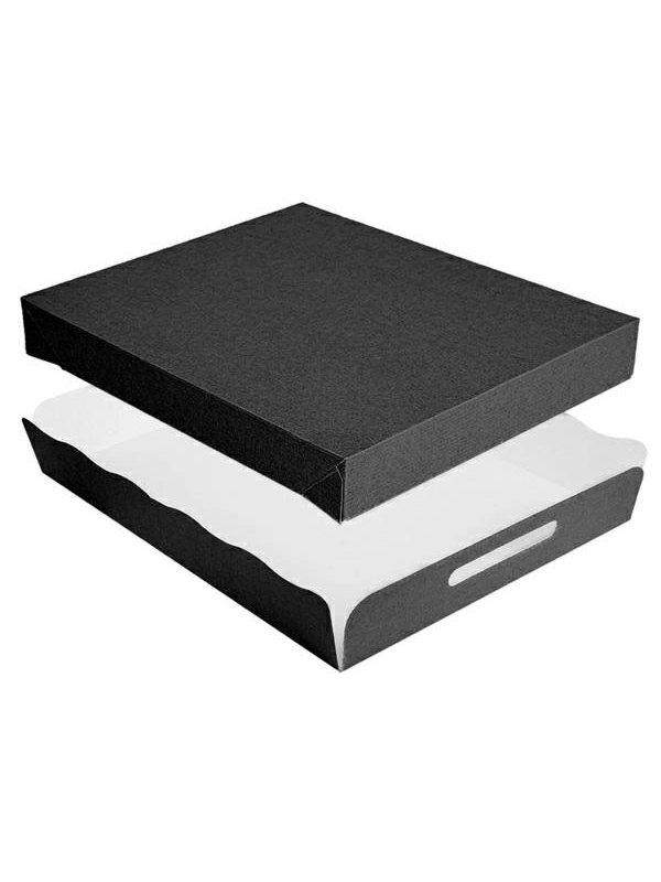 Pudełko cateringowe Party Box czarne 405x305x60mm op.50szt. (k/3)