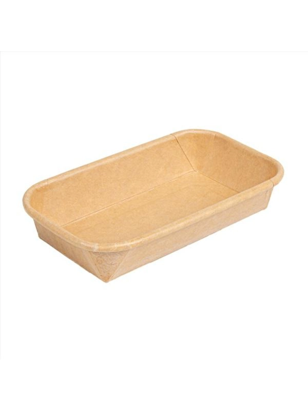 Sushi Box 0 G tacka kraft 16x9x2,4cm op.50szt. (k/16) OP-01