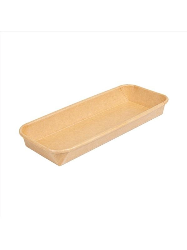 Sushi Box 1 G tacka kraft 22x9x2,4cm op.50szt. (k/12) OP-02