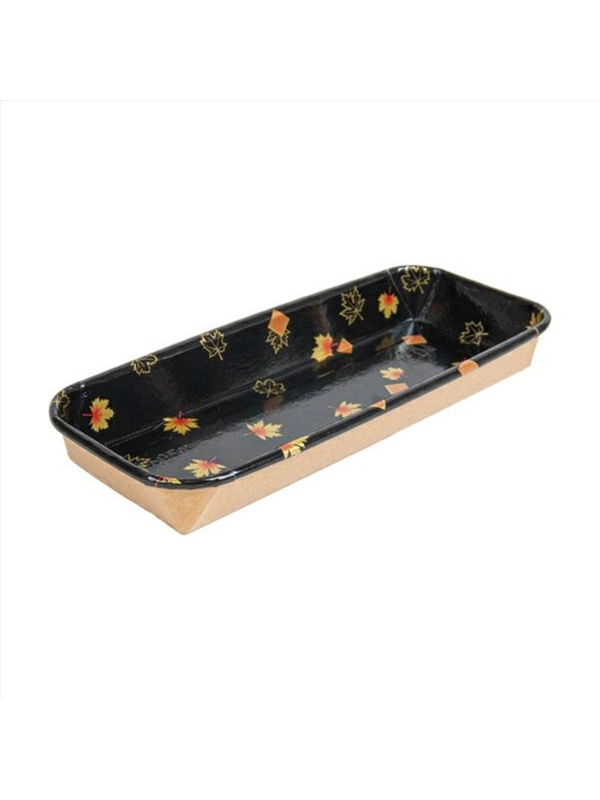 Sushi Box 1 G tacka czarna 22x9x2,4cm op.50szt. (k/12) OP-02